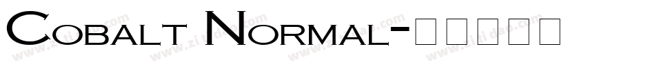 Cobalt Normal字体转换